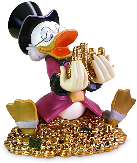 WDCC Scrooge McDuck Money! Money! Money! - 11K-41152-0 From