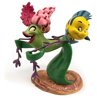 Pee 　WDCC リトル・マーメイド フランダー ファダンゴ WDCC The Little Mermaid Flounder's Fandango - 11K-41198-0