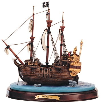 WDCC Peter Pan Captain Hook Ship Jolly Roger - 11K-41209-0