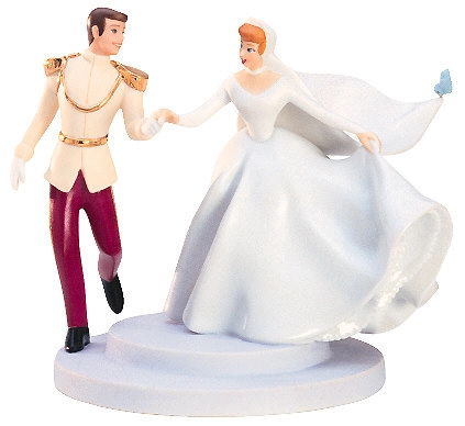 WDCC Cinderella And Prince Cake Topper Fairy Tale Wedding - 11K WDCC Cinderella And Prince Cake Topper Fairy Tale Wedding - 11K