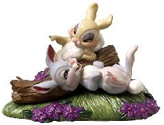 WDCC Bambi Thumper & Miss Bunny Twitterpated In The