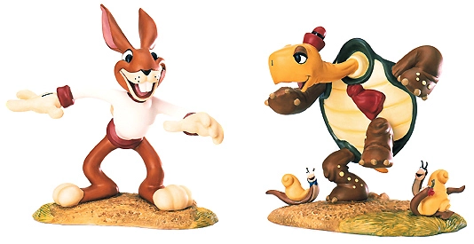 WDCC The Tortoise And The Hare Max Hare And Toby Tortoise
