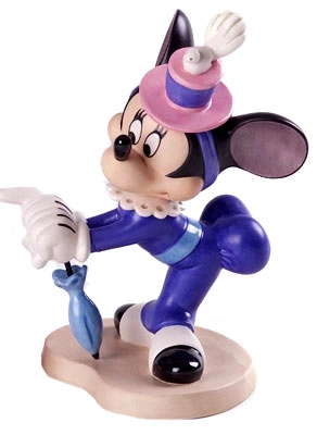 ミニーマウス Minnie Mouse WDCC ディズニー　Disney WDCC The Nifty Nineties Minnie Mouse A Lovely Lady - 1214878 From