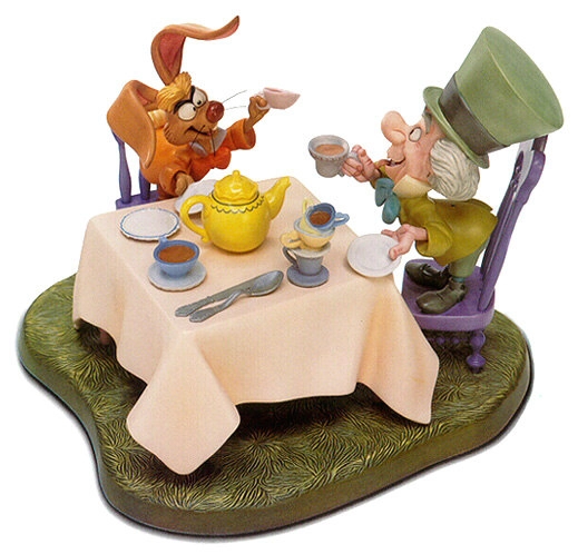 WDCC不思議の国のアリス★A Very Merry Unbirthday! WDCC Alice In Wonderland Mad Hatter And March Hare A Very Merry