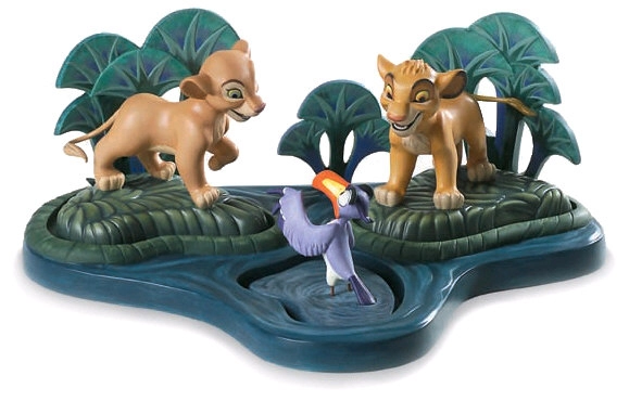 WDCC The Lion King Simba Nala Zazu And Base - 1228059 From