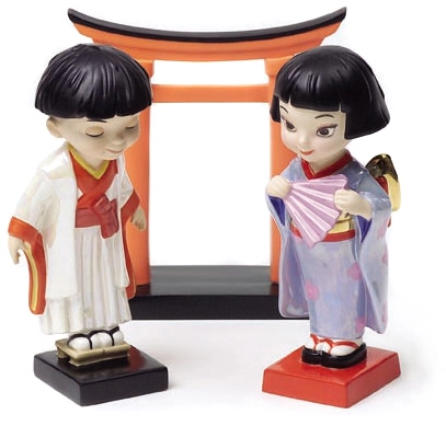 WDCC It's A Small World Japan OnIIsama Honorable Brother And WDCC It's A Small World Japan OnIIsama Honorable Brother And