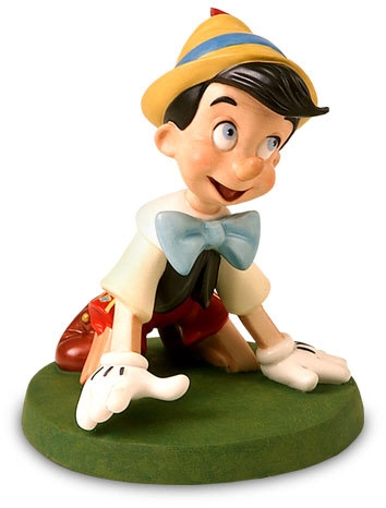 WDCCピノキオ WDCC Pinocchio On Pool Table Hes My Conscience Artist Signed