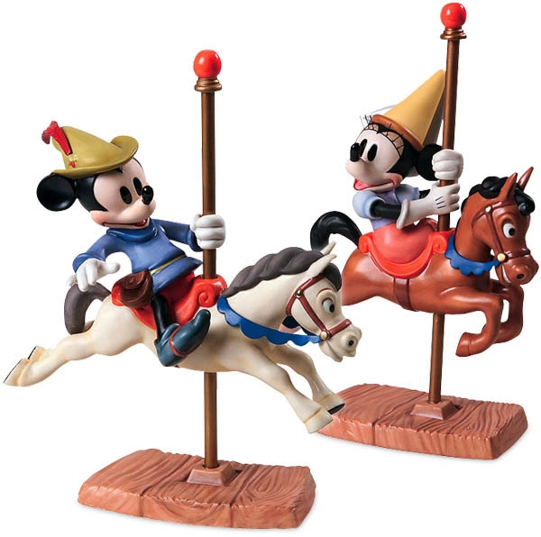 WDCC Brave Little Taylor Mickey And Minnie Mouse Carousel