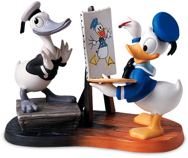 WDCC Then And Now Donald Duck Then And Now - 4004838 From the Walt