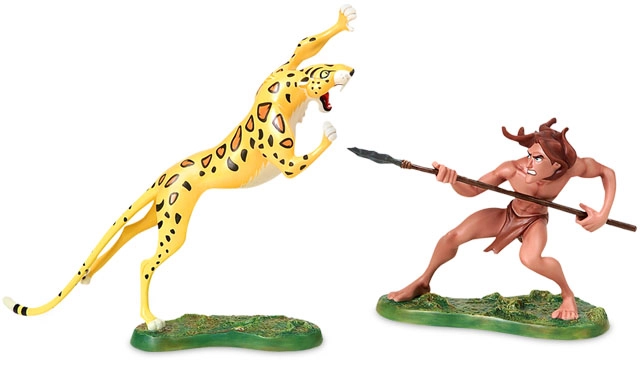 WDCC Tarzan And Sabor Untamed - 4005404 From the Walt Disney