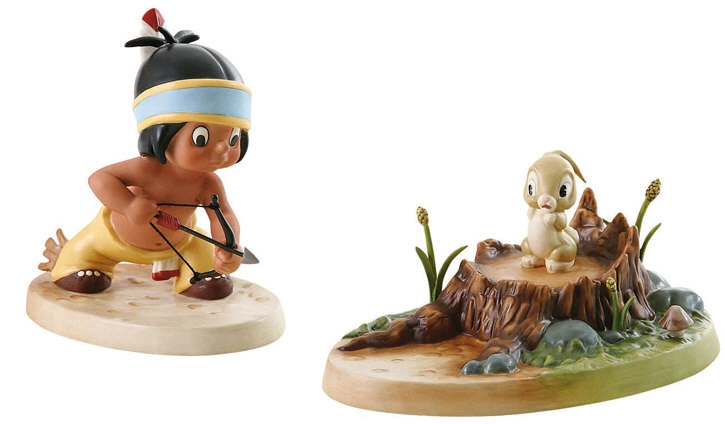 WDCC Little Hiawatha And Bunny Mighty Hunter - 4007363 From the