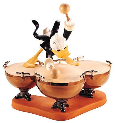 WDCCディズニークラッシックコレクション　ドナルドダックドラムビート WDCC Symphony Hour Donald Duck Donald's Drum Beat - 411050 From