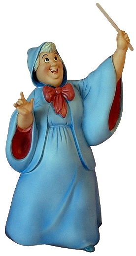 WDCC Cinderella Fairy Godmother Bibbidi Bobbidi Boo