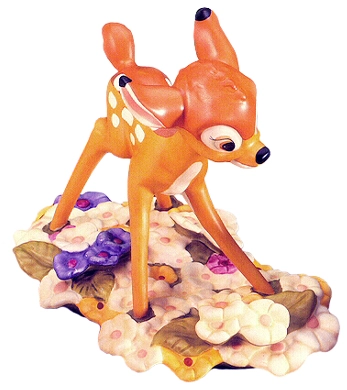WDCC バンビ　Bambi Purty Flower WDCC Bambi Purty Flower - 453054362 From the Walt Disney Classics