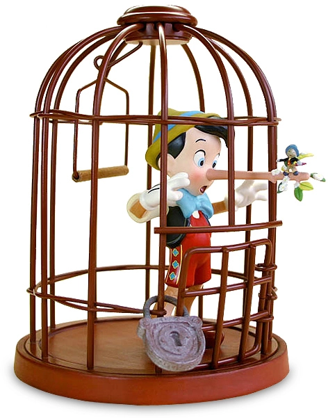 WDCC Pinocchio I'll Never Lie Again - 453054588 From the
